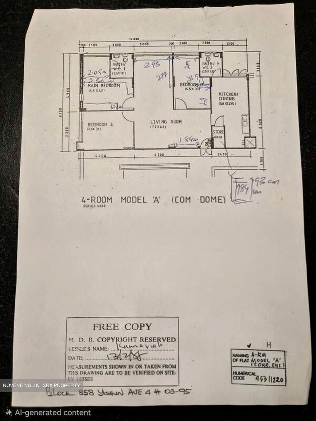 Blk 858 Khatib Evergreen II (Yishun), HDB 4 Rooms #511564251